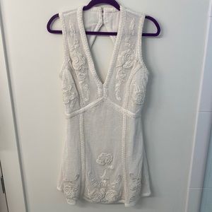 NOT SO SERIOUS BY PALLAVI MOHAN DEEP-V MINI DRESS